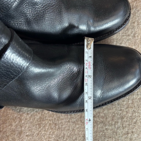 FRYE Sz 10B Harness Short Shaft Leather Boots With Zipper Back Closure - Picture 5 of 15